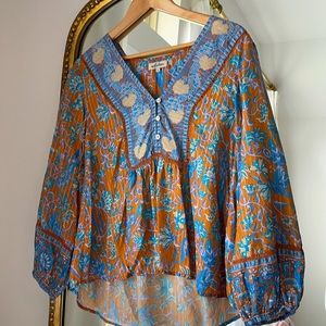 Arnhem boho peasant blouse